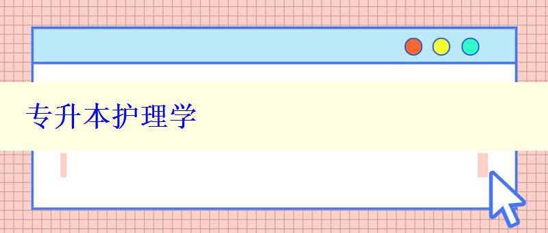 專升本護(hù)理學(xué)